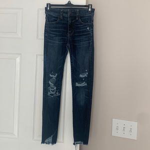 American Eagle hi rise jegging crop